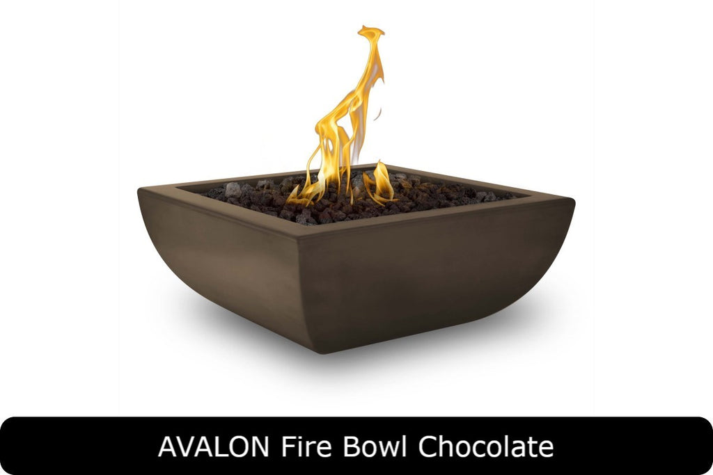 The Outdoor Plus Avalon Square Gas Fire Bowl