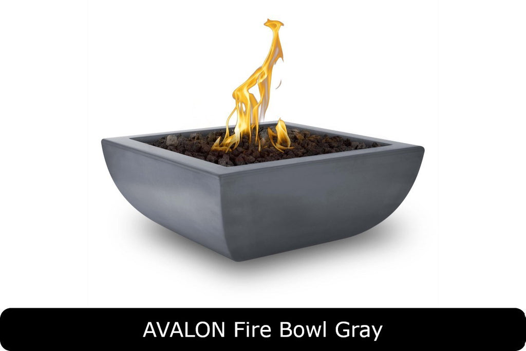 The Outdoor Plus Avalon Square Gas Fire Bowl
