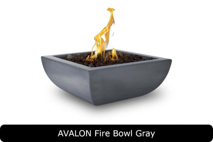 The Outdoor Plus Avalon Square Gas Fire Bowl