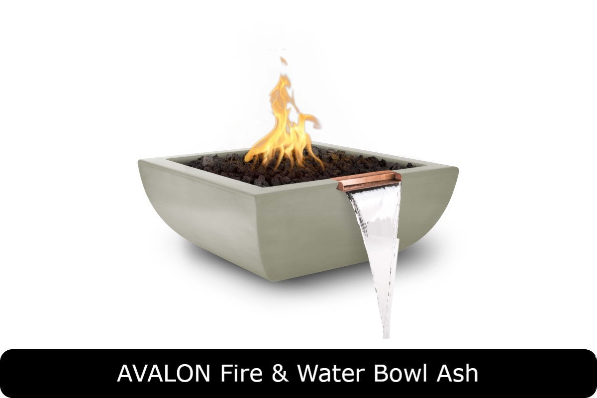 The Outdoor Plus Avalon Square Fire & Water Bowl