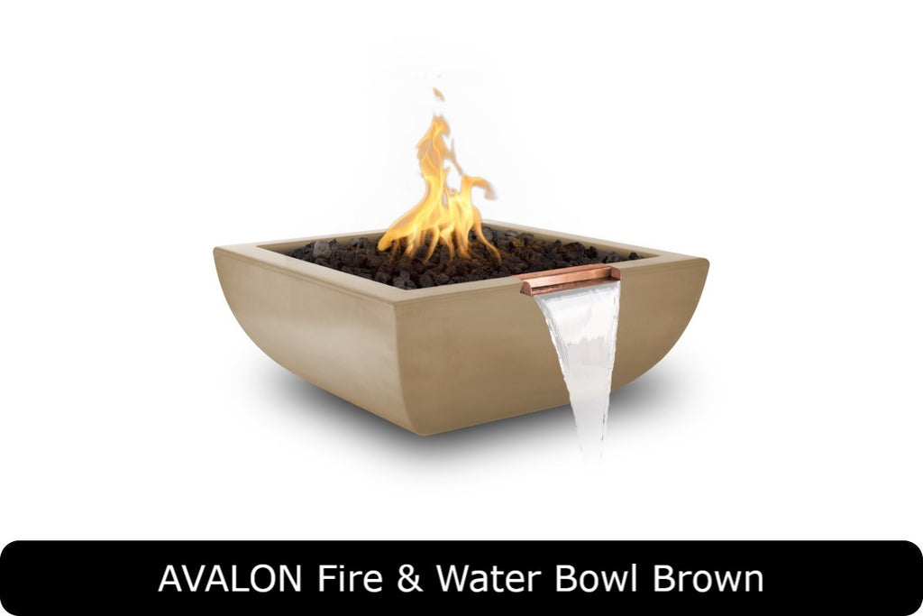 The Outdoor Plus Avalon Square Fire & Water Bowl