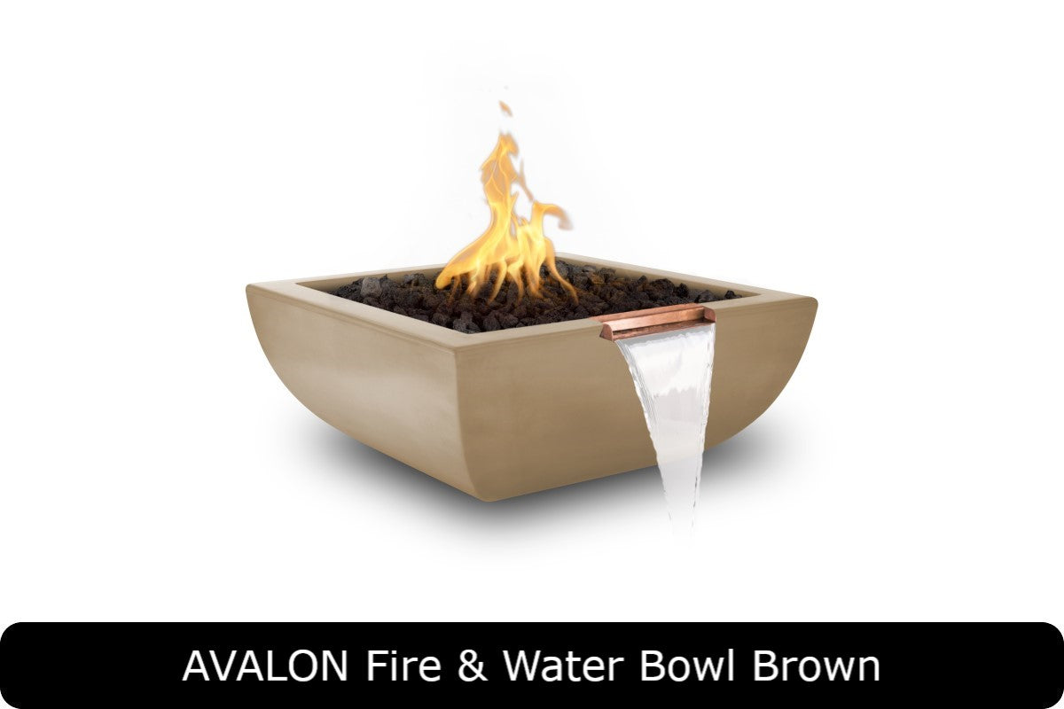 The Outdoor Plus Avalon Square Fire & Water Bowl