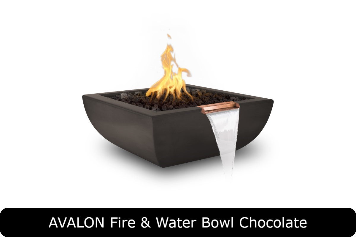 The Outdoor Plus Avalon Square Fire & Water Bowl