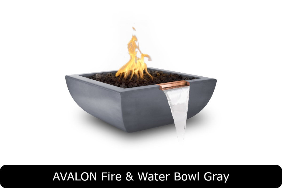 The Outdoor Plus Avalon Square Fire & Water Bowl