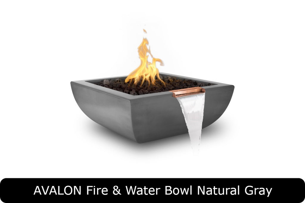 The Outdoor Plus Avalon Square Fire & Water Bowl