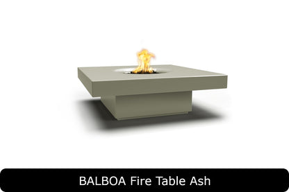 The Outdoor Plus Balboa Square Gas Fire Table