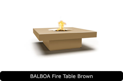 The Outdoor Plus Balboa Square Gas Fire Table