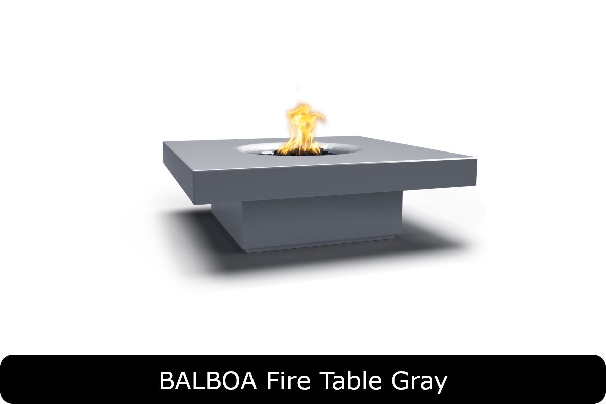 The Outdoor Plus Balboa Square Gas Fire Table