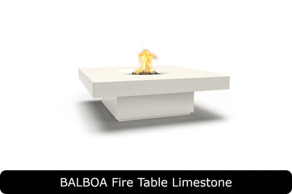 The Outdoor Plus Balboa Square Gas Fire Table
