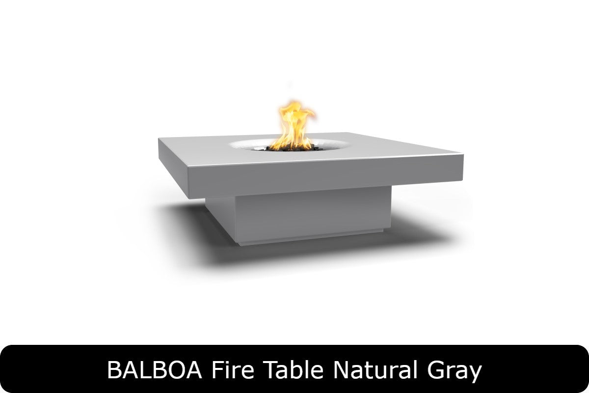 The Outdoor Plus Balboa Square Gas Fire Table