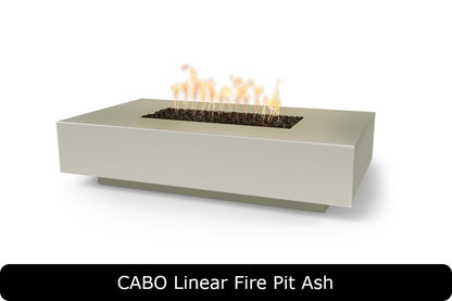 The Outdoor Plus Cabo Rectangle Gas Fire Pit