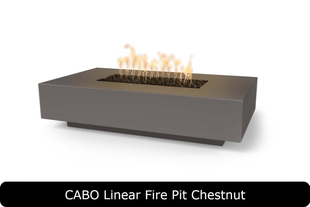 The Outdoor Plus Cabo Rectangle Gas Fire Pit