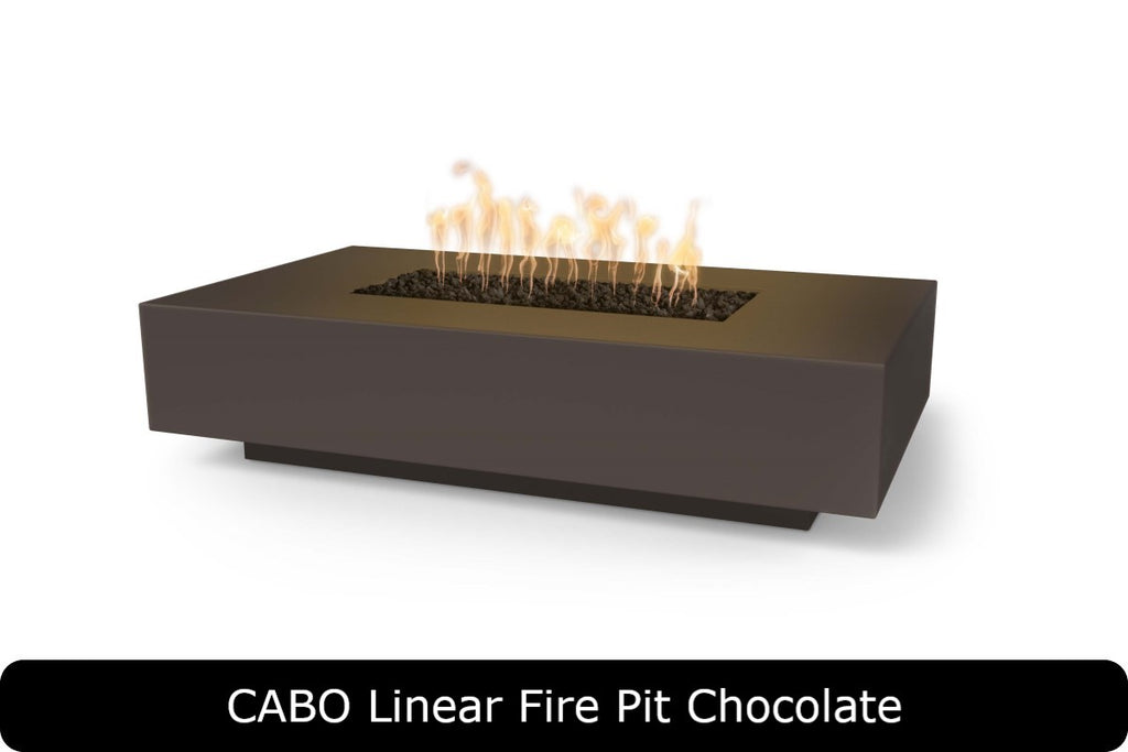 The Outdoor Plus Cabo Rectangle Gas Fire Pit