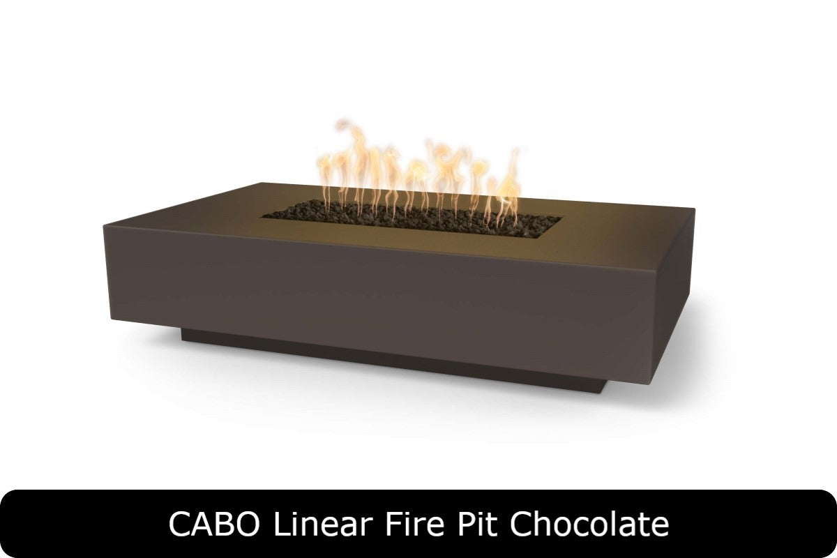 The Outdoor Plus Cabo Rectangle Gas Fire Pit