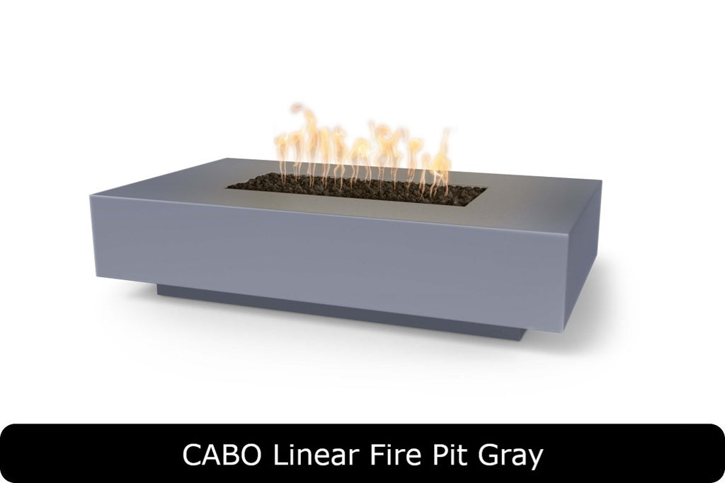 The Outdoor Plus Cabo Rectangle Gas Fire Pit