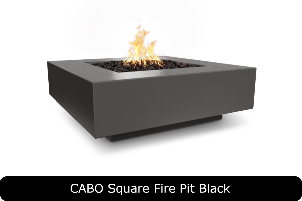 The Outdoor Plus Ramona Rectangle Gas Fire Pit