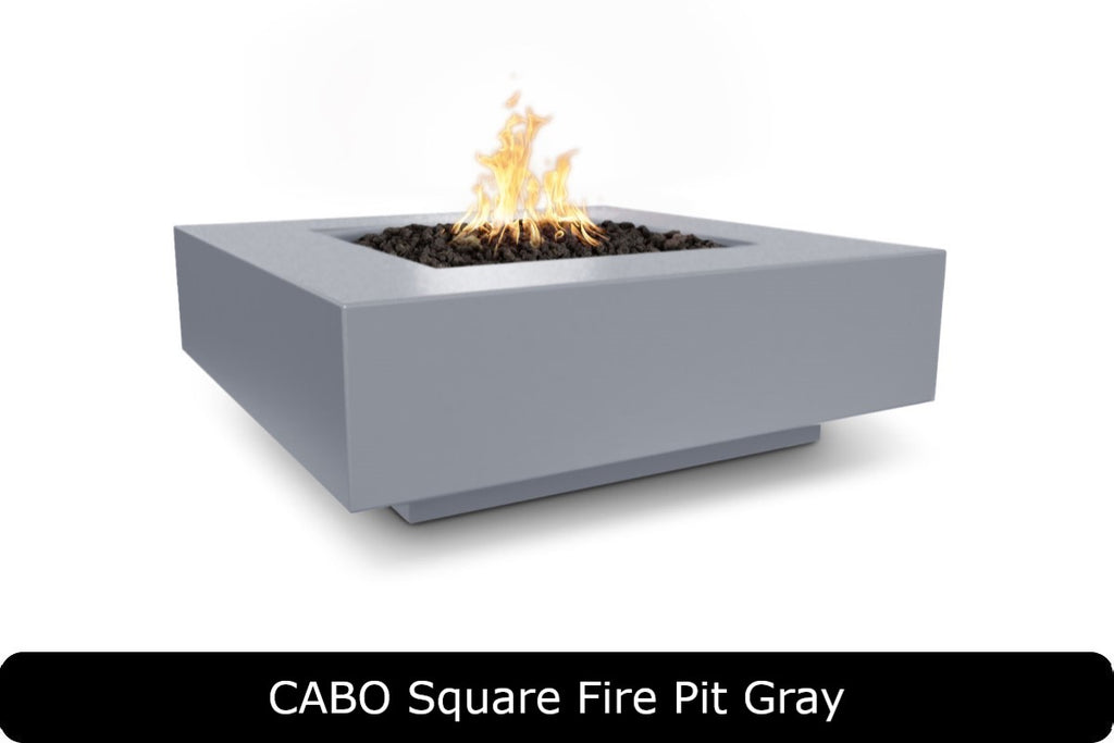 The Outdoor Plus Ramona Rectangle Gas Fire Pit
