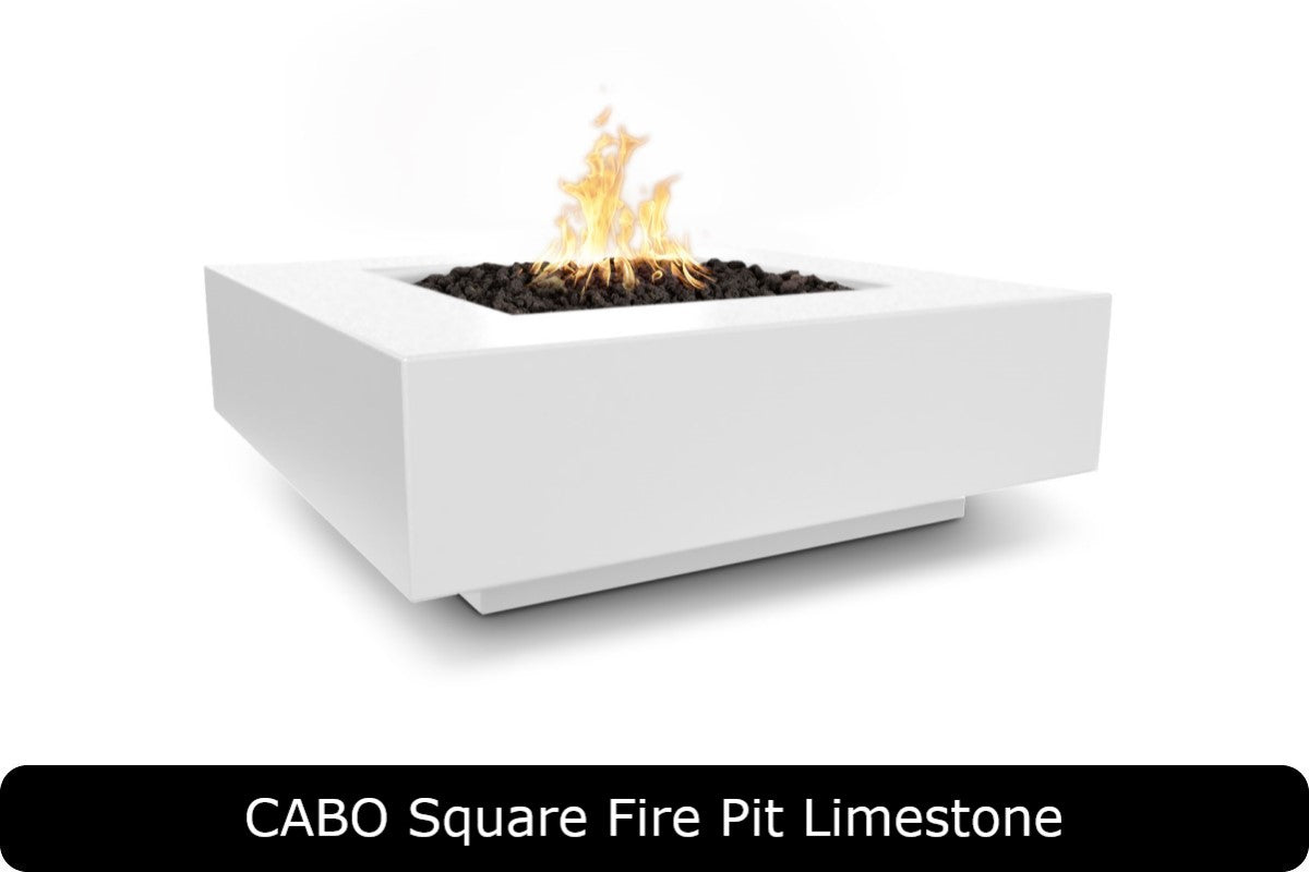 The Outdoor Plus Ramona Rectangle Gas Fire Pit