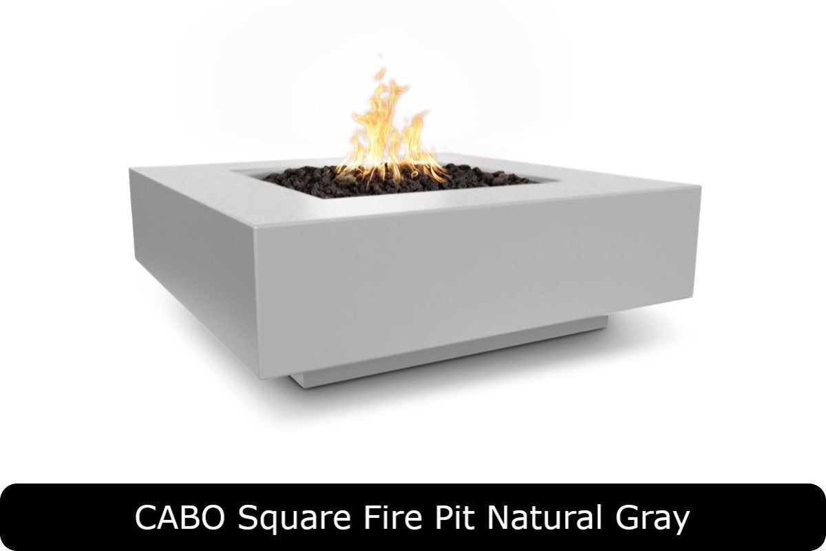 The Outdoor Plus Ramona Rectangle Gas Fire Pit