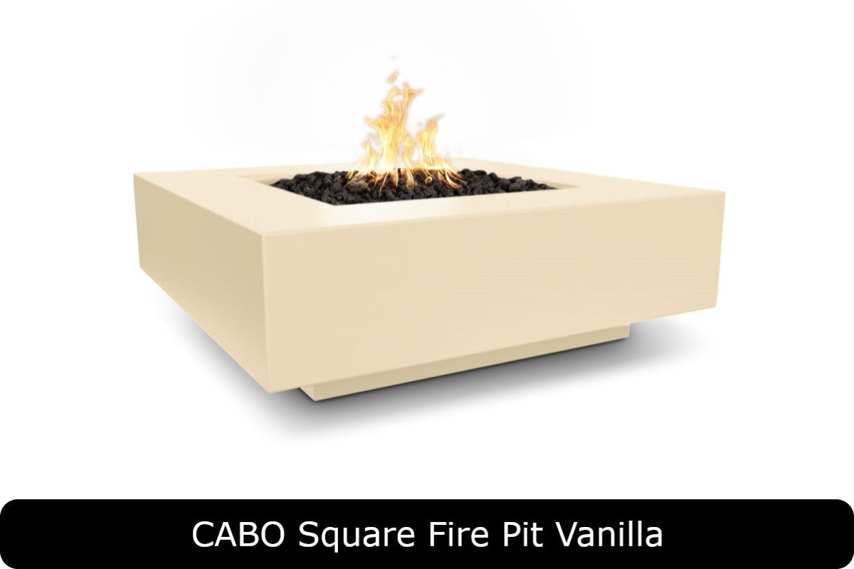 The Outdoor Plus Ramona Rectangle Gas Fire Pit