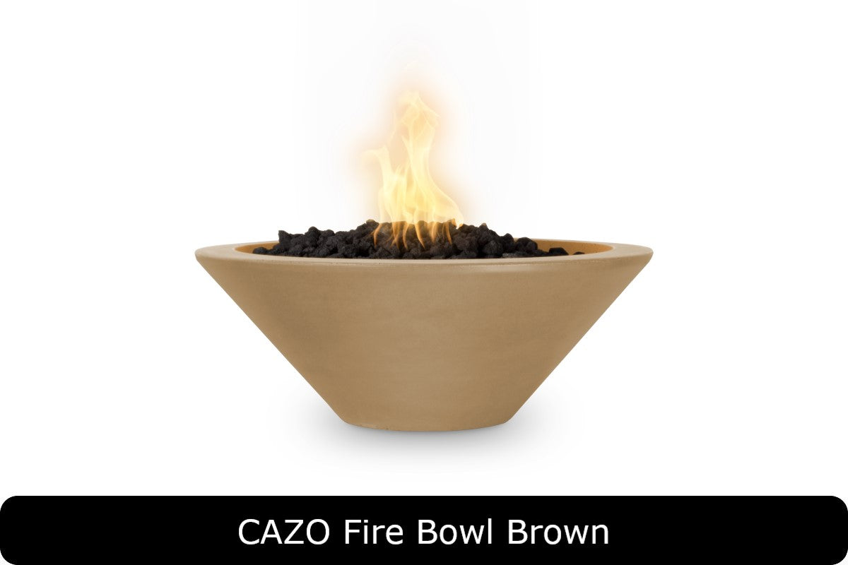The Outdoor Plus Cazo Round Gas Fire Bowl