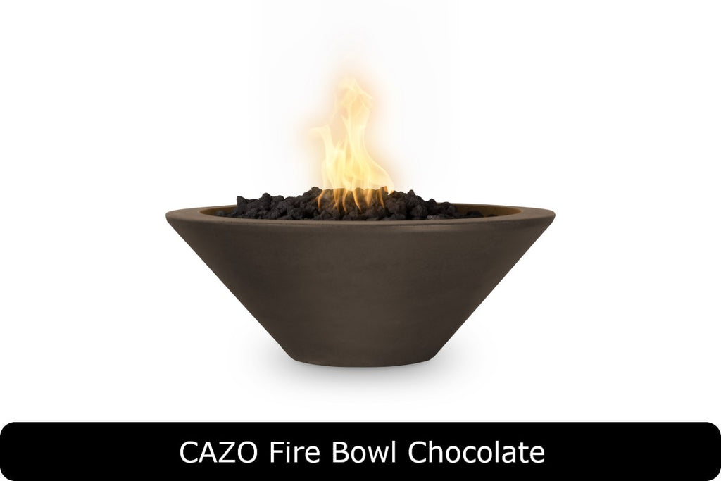 The Outdoor Plus Cazo Round Gas Fire Bowl