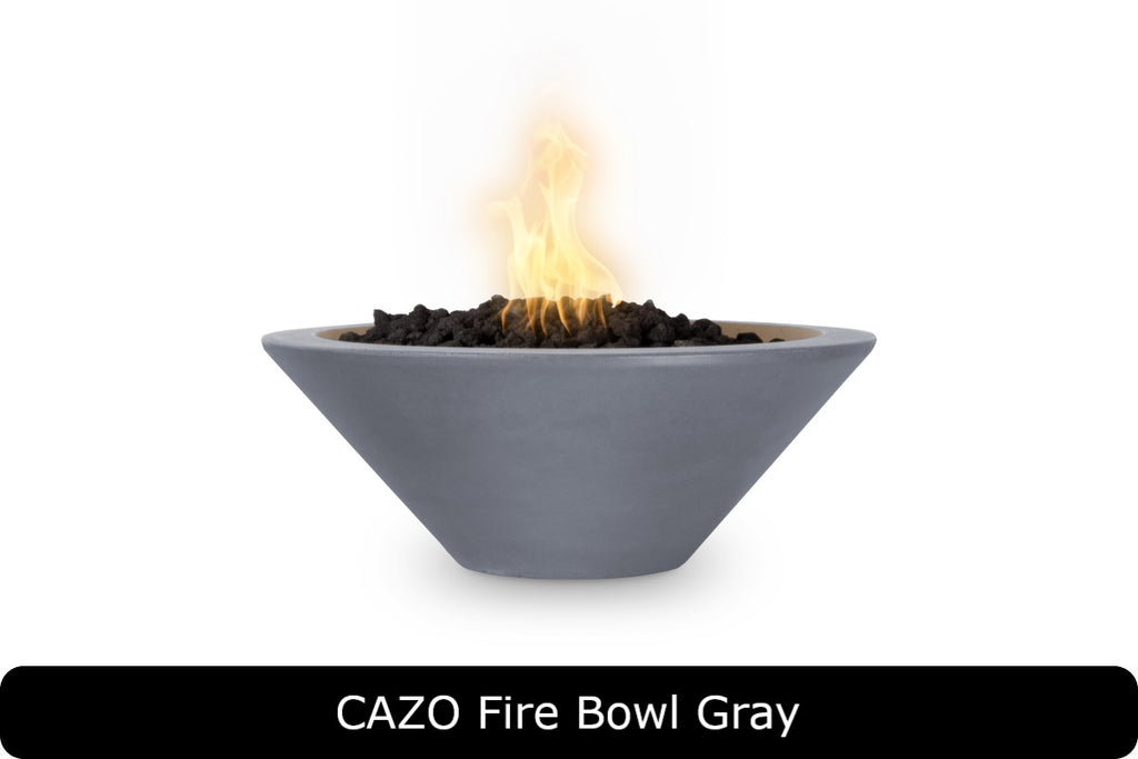 The Outdoor Plus Cazo Round Gas Fire Bowl