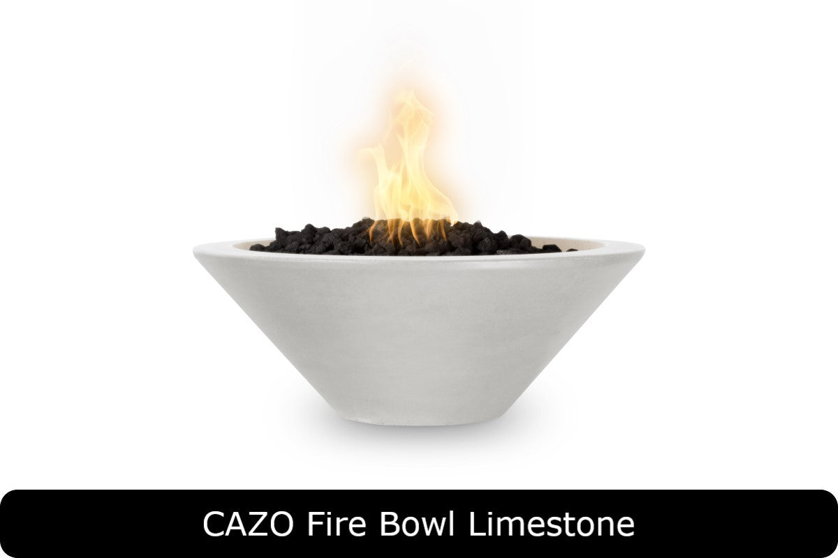 The Outdoor Plus Cazo Round Gas Fire Bowl