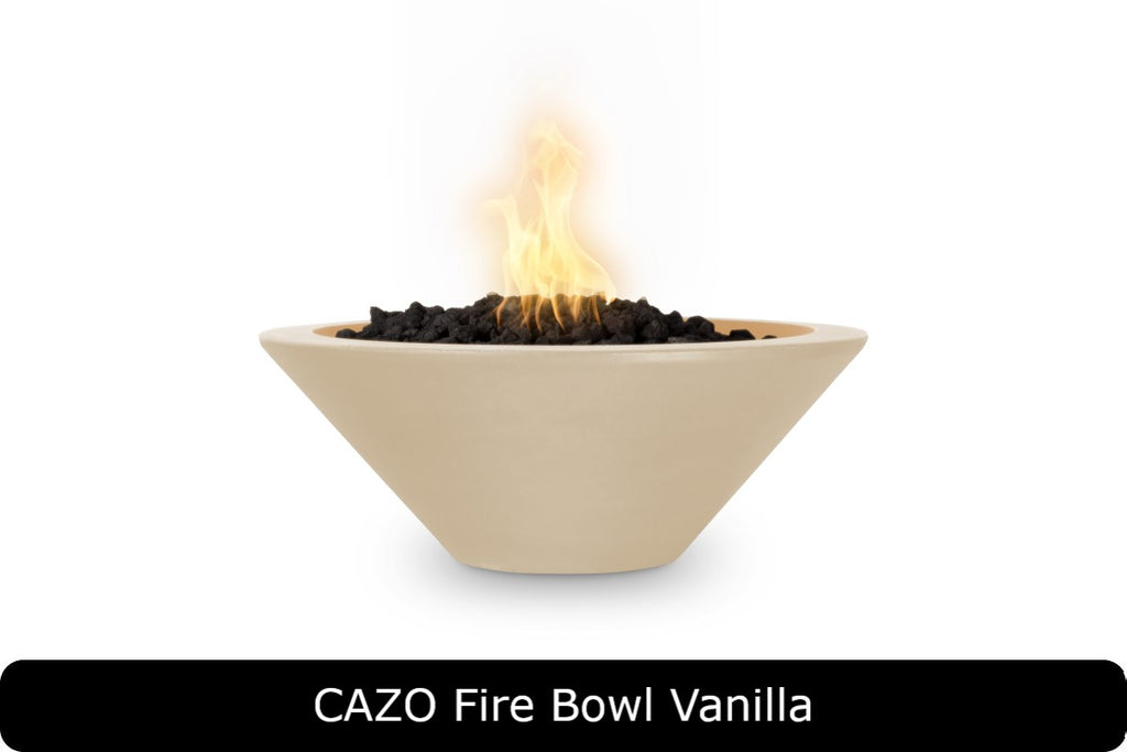 The Outdoor Plus Cazo Round Gas Fire Bowl