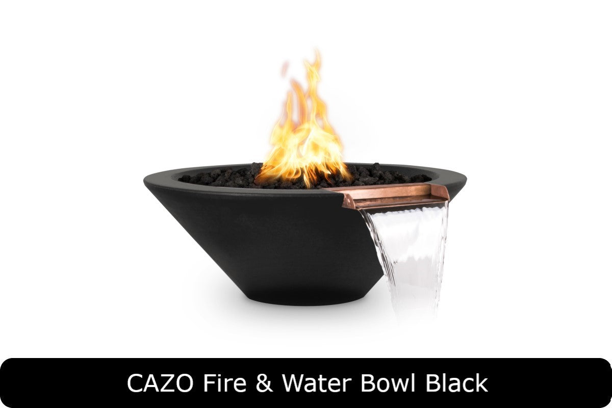 The Outdoor Plus Cazo Round Fire & Water Bowl