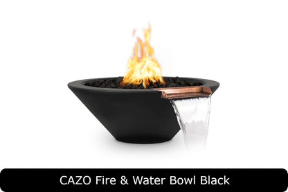 The Outdoor Plus Cazo Round Gas Fire & Water Bowl