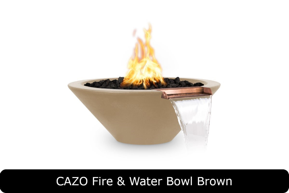 The Outdoor Plus Cazo Round Fire & Water Bowl
