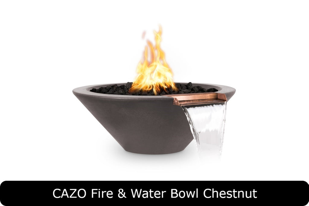 The Outdoor Plus Cazo Round Fire & Water Bowl