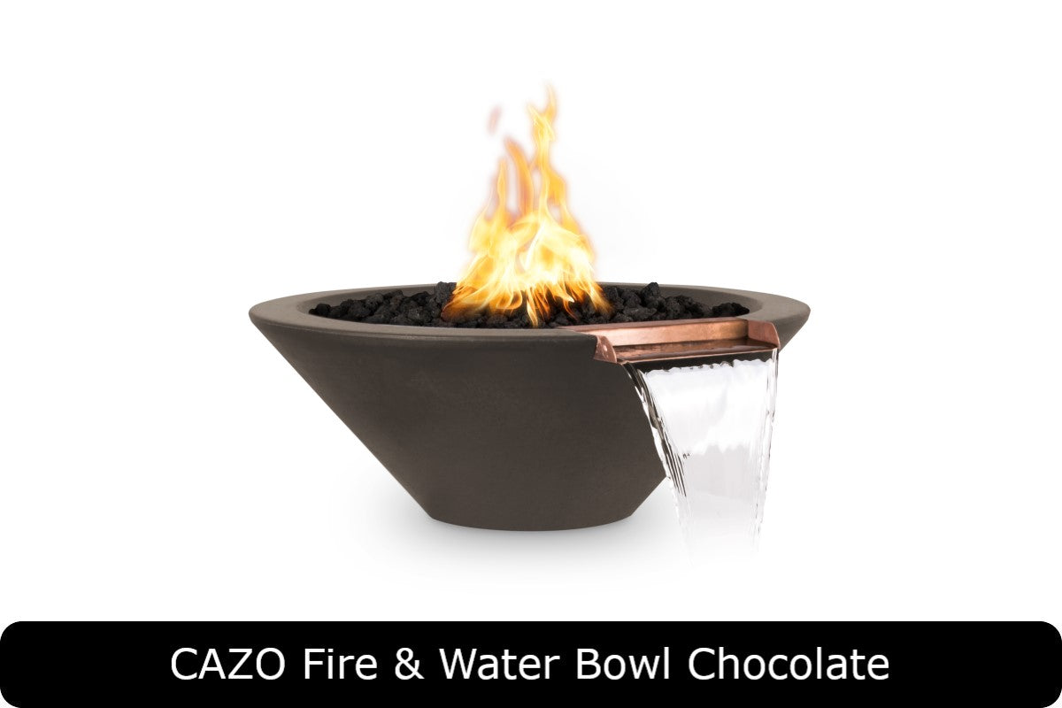 The Outdoor Plus Cazo Round Fire & Water Bowl