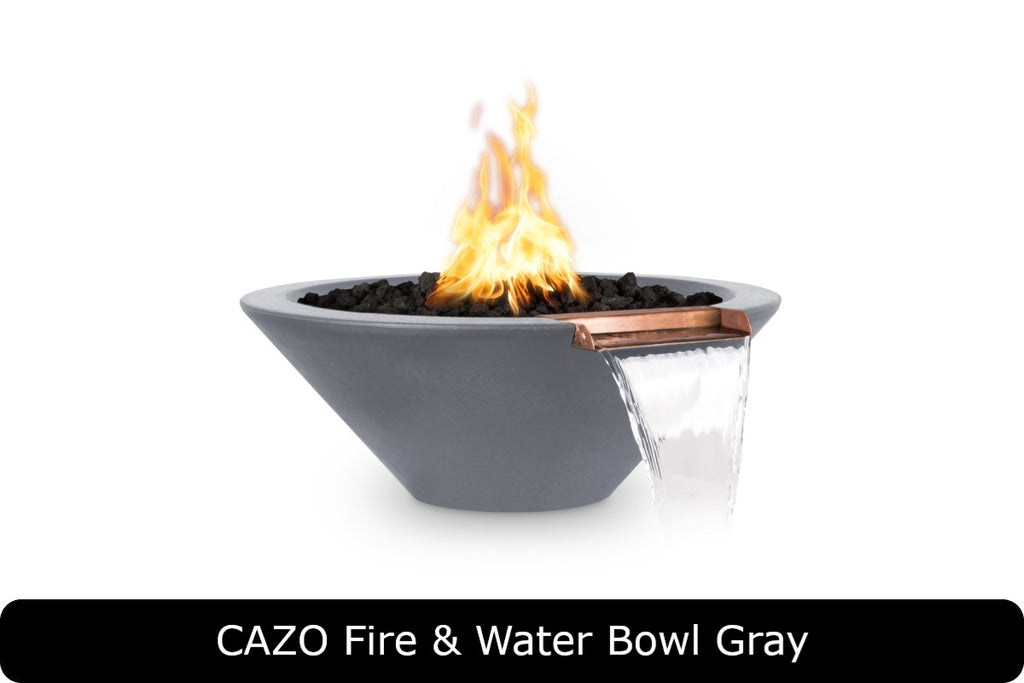The Outdoor Plus Cazo Round Fire & Water Bowl