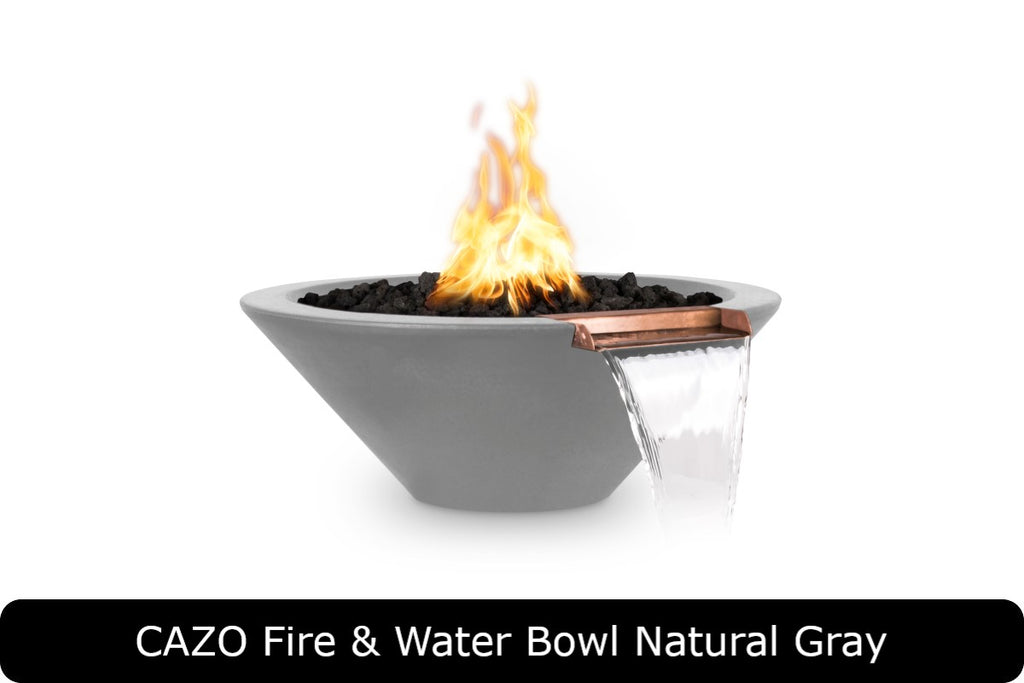 The Outdoor Plus Cazo Round Fire & Water Bowl