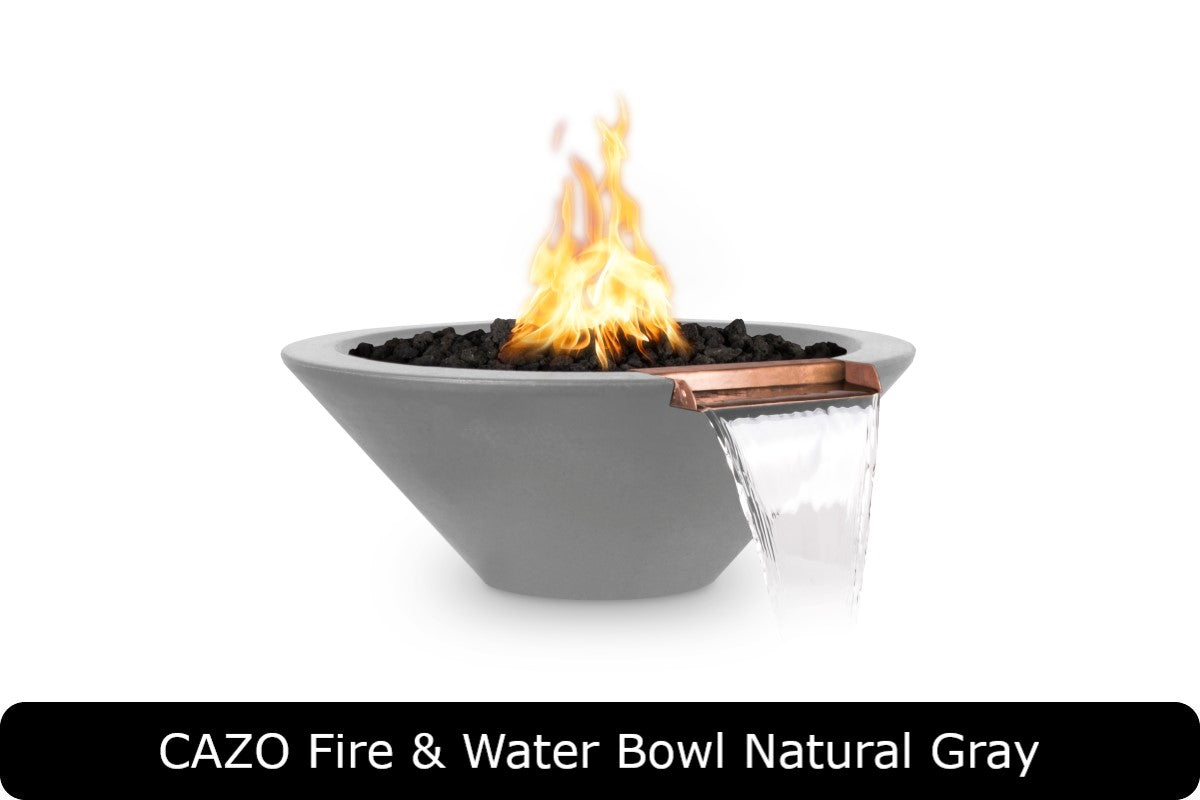 The Outdoor Plus Cazo Round Fire & Water Bowl
