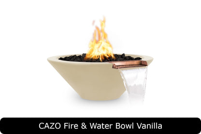The Outdoor Plus Cazo Round Gas Fire & Water Bowl