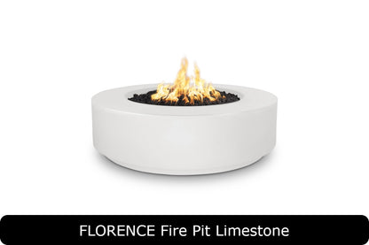 The Outdoor Plus 42in Florence Low Profile Round Gas Fire Pit
