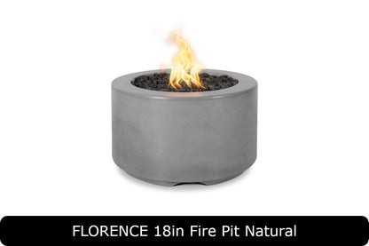 The Outdoor Plus Florence 32in Round Gas Fire Pit