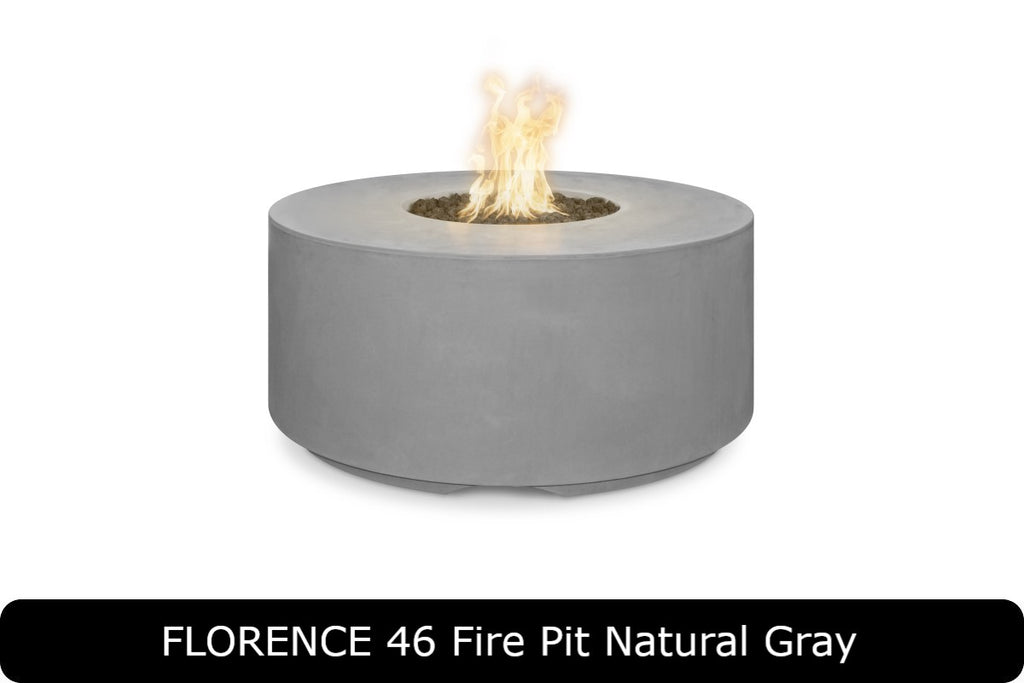 The Outdoor Plus Florence 20in Tall Round Gas Fire Pit
