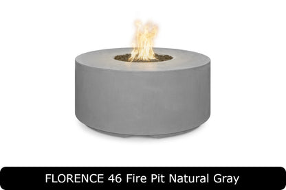 The Outdoor Plus Florence Round Gas Fire Pit