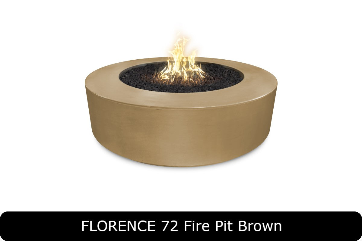 The Outdoor Plus Florence Round Gas Fire Pit