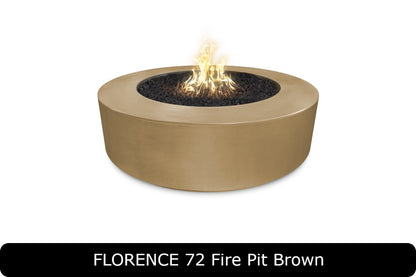 The Outdoor Plus Florence Round Gas Fire Pit