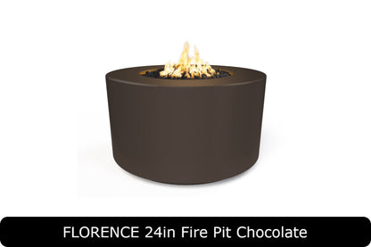 The Outdoor Plus 42in Florence Tall Round Gas Fire Pit