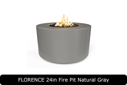 The Outdoor Plus 42in Florence Tall Round Gas Fire Pit