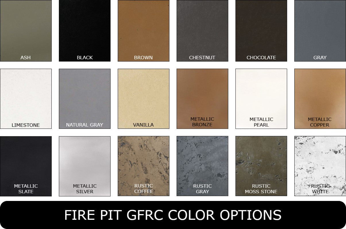 The Outdoor Plus Florence Round Gas Fire Pit