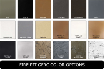 The Outdoor Plus Florence Round Gas Fire Pit