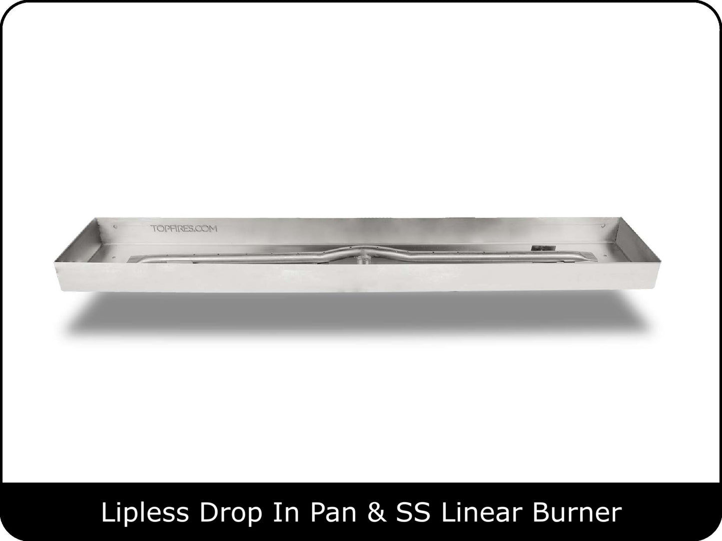 Rectangular Lipless Drop In Pan & Burner Kits