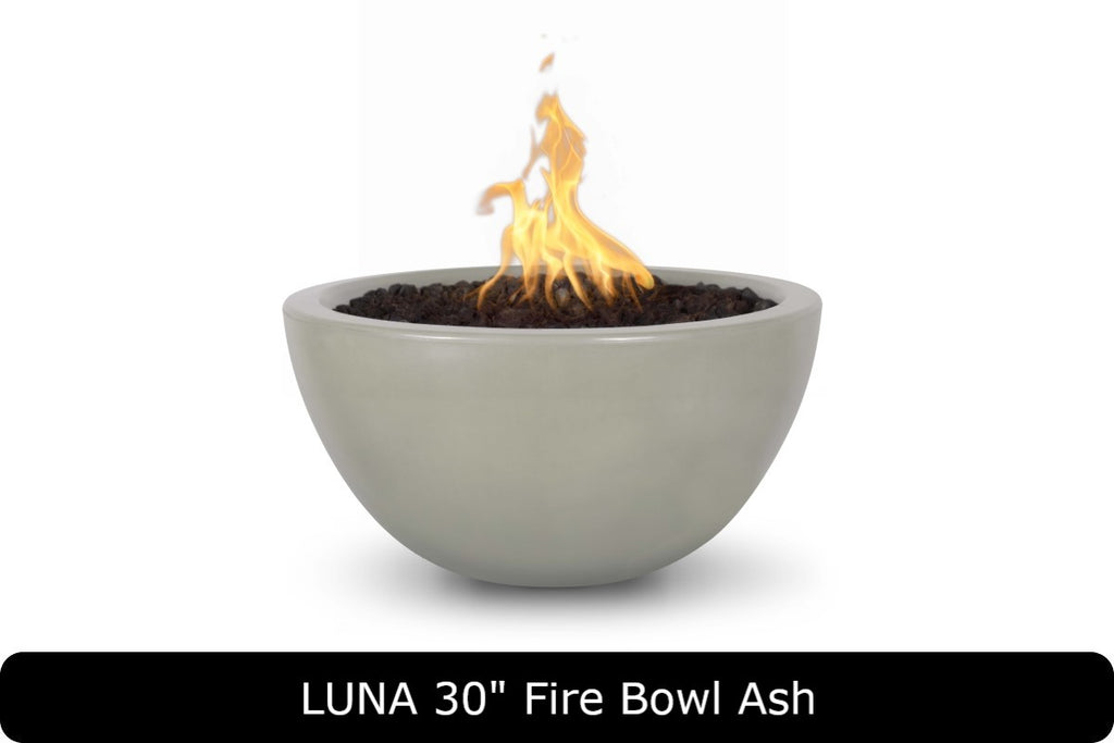 The Outdoor Plus Luna Round Gas Fire Bowl